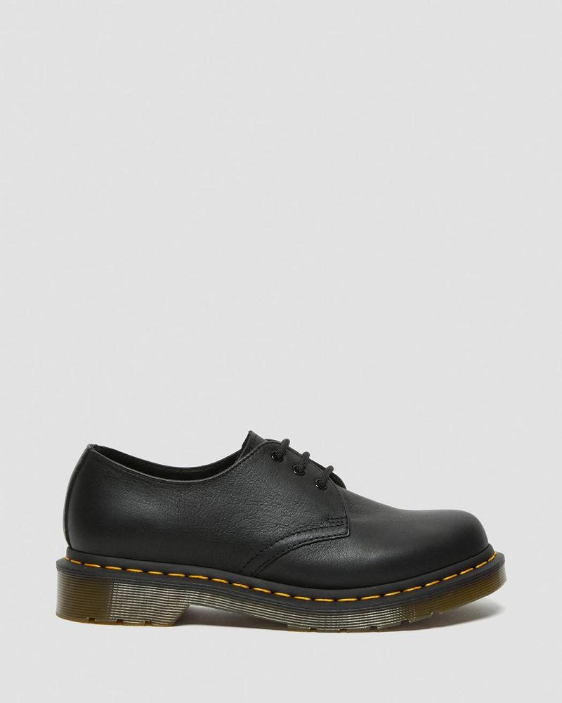 Dr Martens 1461 Virginia Leren Oxford Schoenen Dames Zwart | NL 416DFM